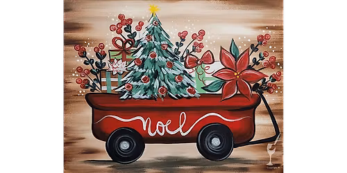 Wagon Full of Cheer - Paint and Sip in Austin | Classpop!\u2122