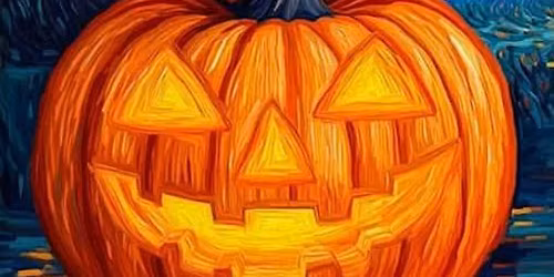 Paint with Ashley Blake \u201cStarry Pumpkin\u2019 Paint Night