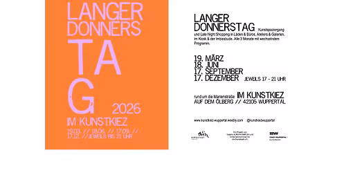 Langer Donnerstag - Sommer special im Kunstkiez