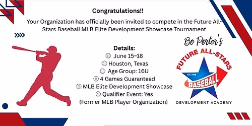MLB ELITE DEVELOPMENT SHOWCASE