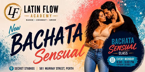 Bachata sensual Class Every Monday 8-9pm