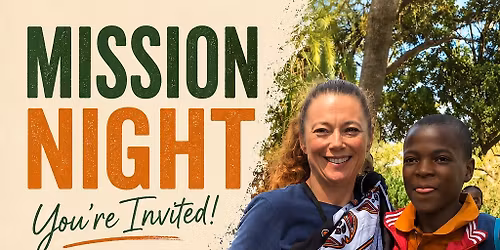 Night of fellowship hearing about the mission work with Rachael Gilreath