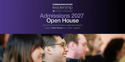 Comm Lead: Admissions 2027 Open House