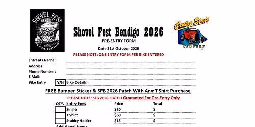 Shovel Fest Bendigo 2026