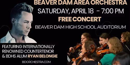 Spring Concert 2026 Beaver Dam Area Orchestra