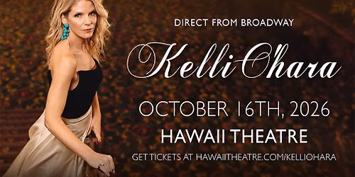 KELLI O'HARA - DIRECT FROM BROADWAY
