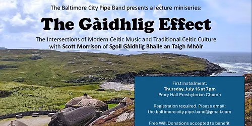 The G\u00e0idhlig Effect: Lecture Miniseries