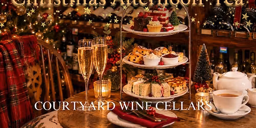 Christmas Afternoon Tea at Courtyard Wine Cellars