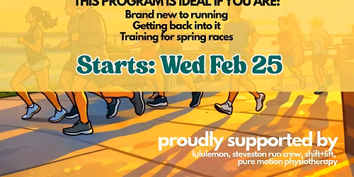 Steveston Run Together: Join our 8-Week Beginner Run Program