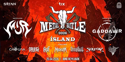 Wacken Metal Battle Iceland 2026 - The National Final