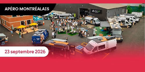 Ap\u00e9ro montr\u00e9alais chez VanLife Campers
