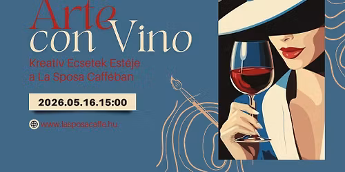 Arte con Vino Kreat\u00edv ecsetek est\u00e9je a La Spos\u00e1ban