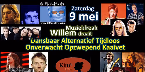 Muziekfreak Willem draait