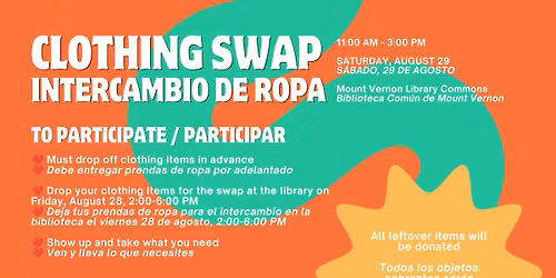 Clothing Swap - Intercambio de rooa