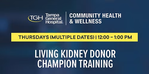 Living Kidney Donor Champion Training