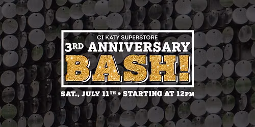 3rd Anniversary Bash!