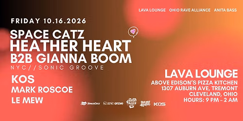 SPACE CATZ : Heather Heart B2B Gianna Boom W\/\/KOS, MARK ROSCOE, LE MEW