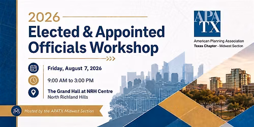 2026 Elected and Appointed Officials Workshop