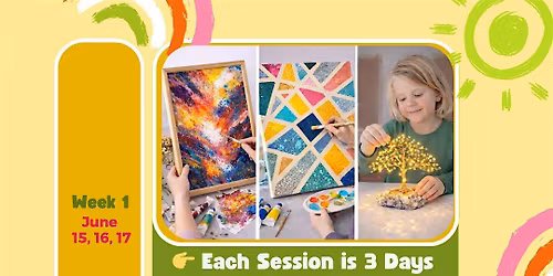 Kids Summer Art Camp Ages 10-14 (3 Days) - Devon, PA (Near Philadelphia)