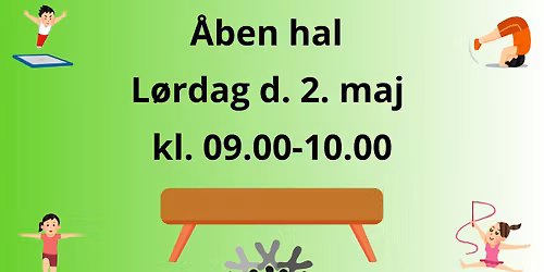 \u00c5ben hal for de 1-5 \u00e5rige.