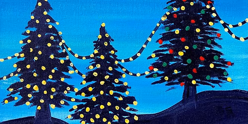 Christmas Under the Stars - Paint and Sip at Hooked 