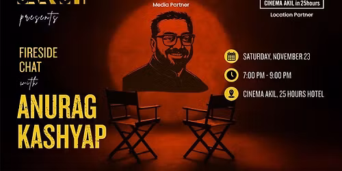 SAANJH Fireside Chat with Anurag Kashyap