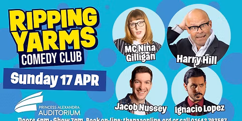 Ripping Yarms Comedy Club with headliner Harry Hill