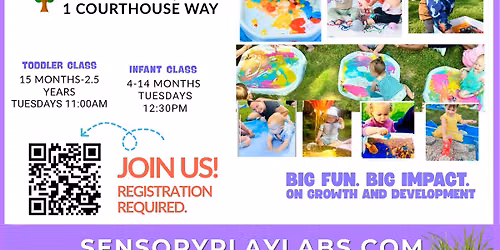 Infant & Toddler Messy Play Sensory Fun & Enrichment (in Fan Pier Park)