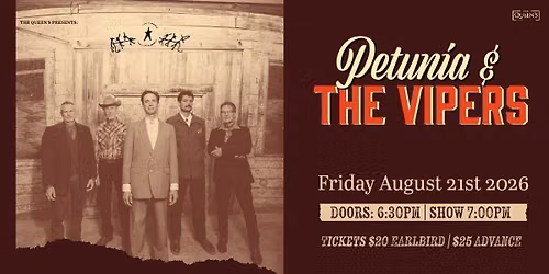 Petunia & The Vipers LIVE @ The Queen's