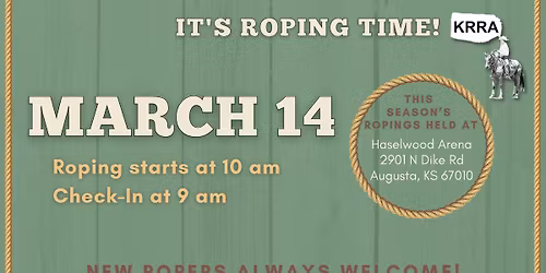 2026 March Roping