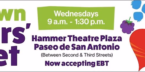 Farmers Market on the Hammer Theatre Paseo