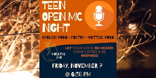 Teen Open Mic Night