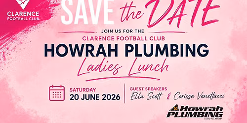 Clarence Football Club | Howrah Plumbing Ladies Lunch