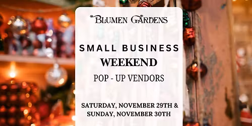 Small Business Weekend