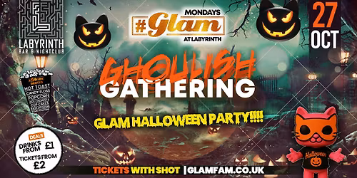 Glam \ud83d\udc7bHALLOWEEN EVENT \ud83c\udf83 | Surrey's Biggest Monday Night! \ud83e\udddf\ud83e\udd87\u26d3