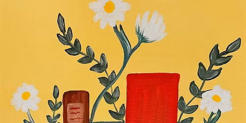 Books & Flowers - Paint & Sip!
