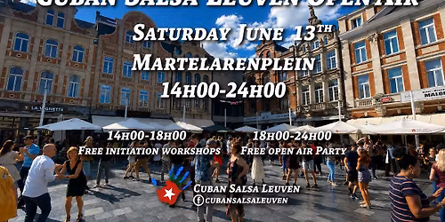 Cuban Salsa Leuven Open Air First Edition - Free salsa party & workshops!