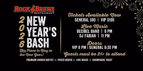 Rock  & Brews San Antonio New Year's Bash