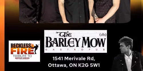The Bryan Adams Canada's Experience is coming to Barley Mow Merivale!