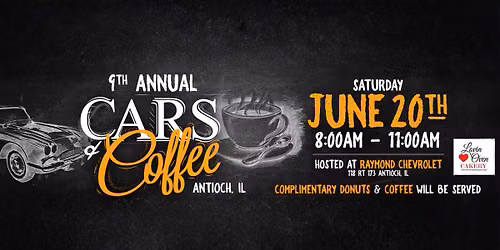 9th Annual Cars & Coffee at Raymond Chevrolet