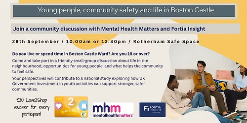 Community conversation: Young people and community safety in Boston Castle