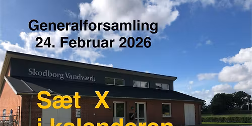 Generalforsamling Skodborg Vandv\u00e6rk