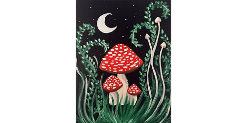 Moonlight Mushrooms - Paint and Sip in San Diego | Classpop!\u2122