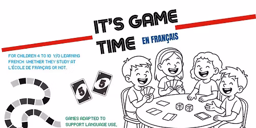 It\u2019s Game Time \u2013 in French \u2013 for French learners