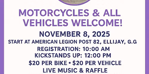 Benefit ride for Jessica Marie Allen