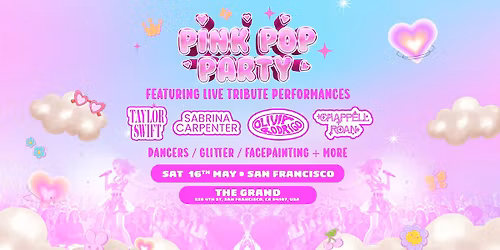 The Pink Pop Party is coming to San Francisco!
