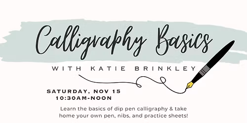 Basics of Calligraphy Class
