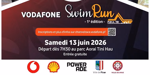 Vodafone Swim Run \u2013 1\u00e8re \u00c9dition au Parc Aorai Tini Hau