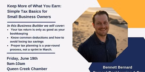 Business Builder: Keep More of What You Earn Simple Tax Basics for Small Business Owners