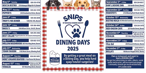 SNIPS Dining Days Presents @ Vidalia \u2764\ufe0f Twice as nice!